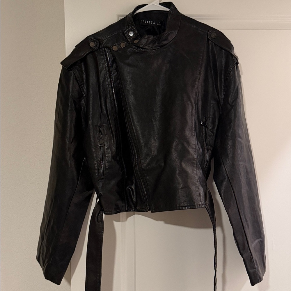 Lioness driftwood leather jacket